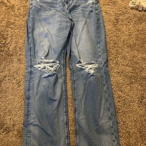 American Eagle Outfitters Blue Straight Leg Jeans